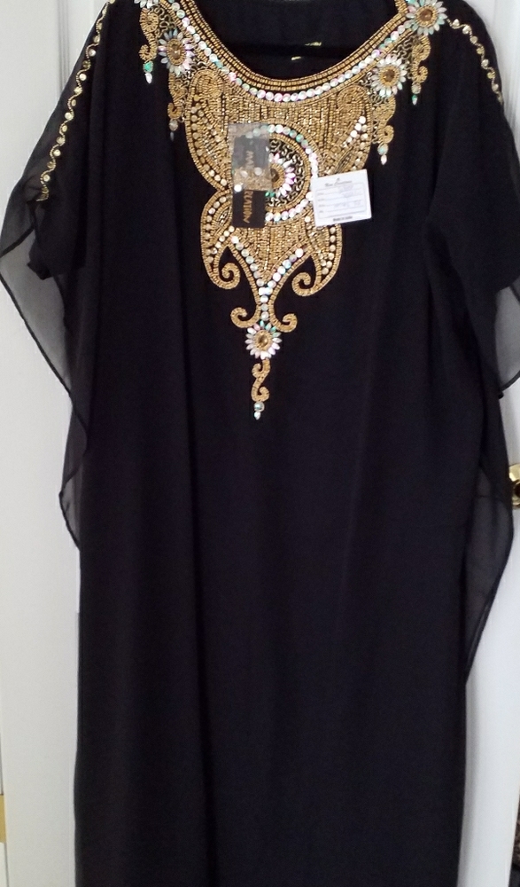 GORGEOUS 3X KAFTAN BEADING FOR HOLIDAY PARTY'S